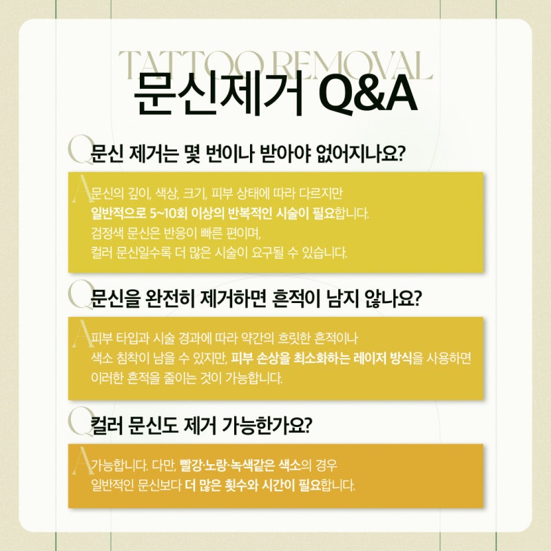 고속터미널역피부과, 자연스러운 문신 제거를 원한다면 사진 5